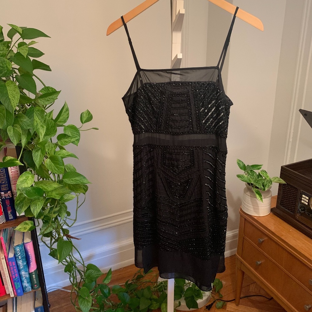 Parker Beaded Mini-Dress